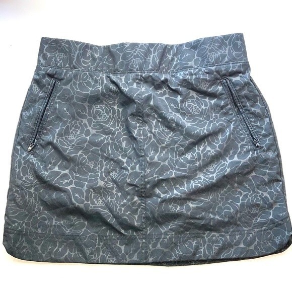 Orvis Women's Embossed Pull-On Active Skort Travel Skirt Pockets Size Medium - Picture 5 of 11